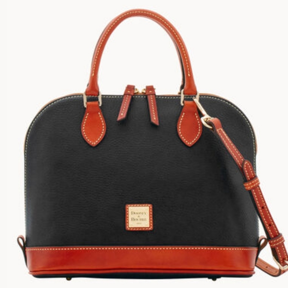 Pebble Grain Zip Zip Sachel